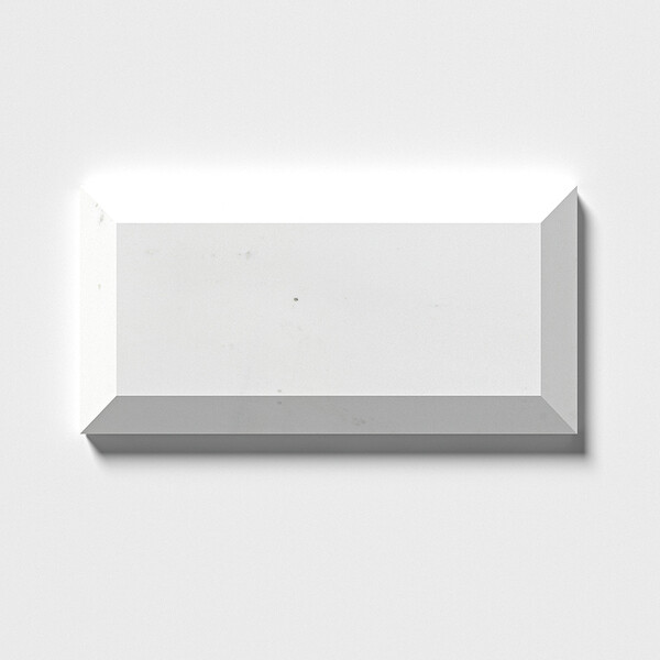 Alpina White Honed Subway Marble Tiles 2 3/4×5 1/2