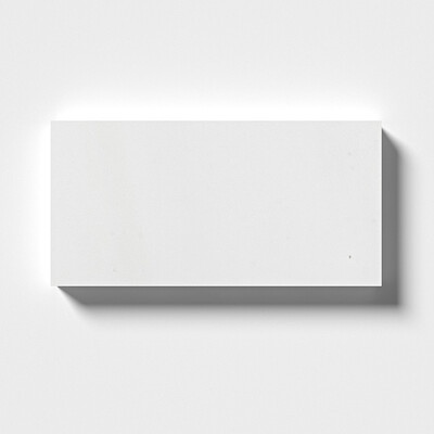 Alpina White Honed Marble Tiles 2 3/4×5 1/2