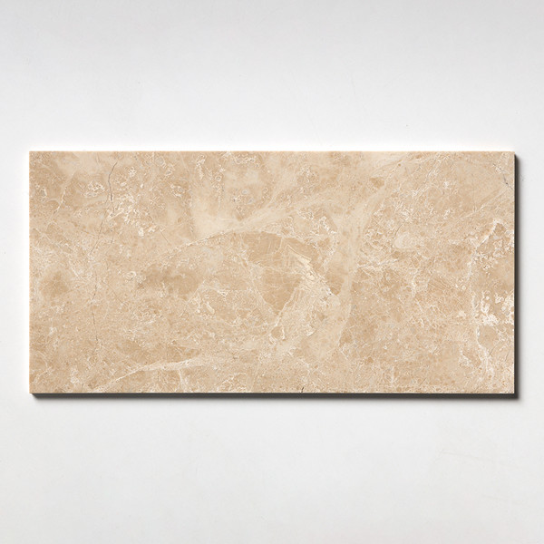 Delicate Beige Polished Marble Tiles 12×24