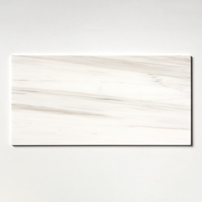 Bianco Dolomiti Honed Marble Tile 12x24