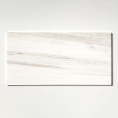Bianco Dolomiti Honed  Marble Tile 12×24