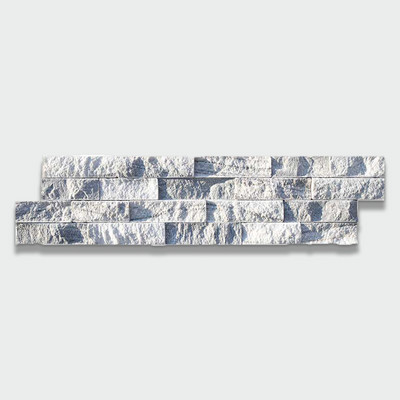Silver Sky Rock Face Marble Tile 6x24
