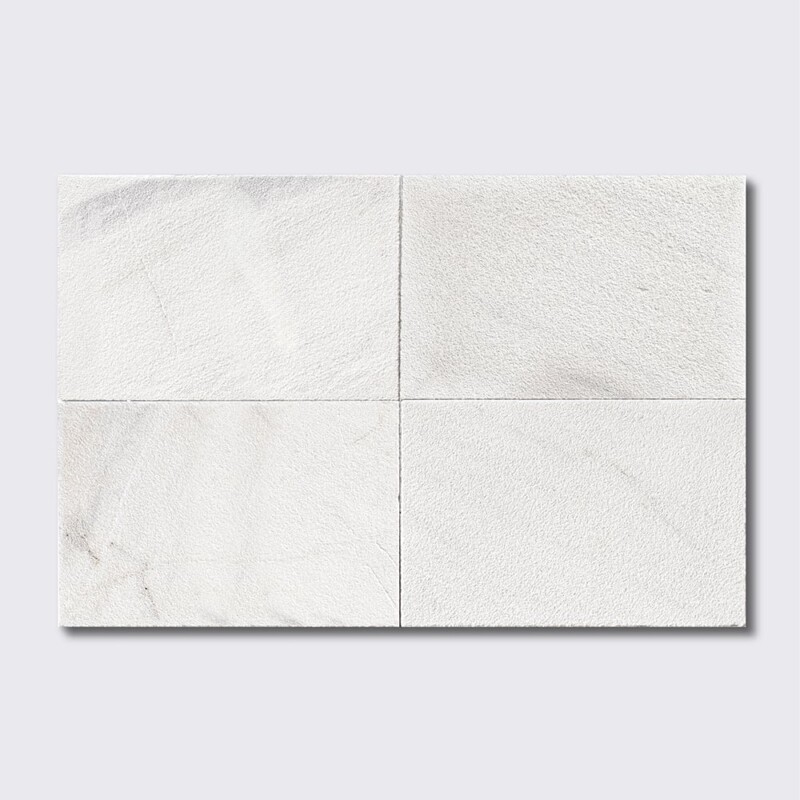Fantasy White Textura Seal Marble Tiles 16×24