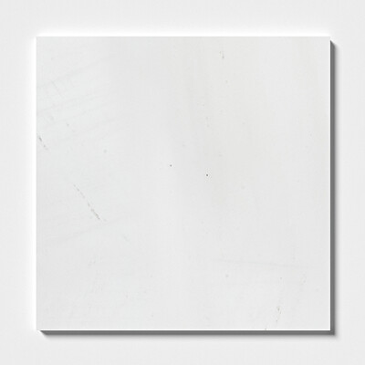 Alpina White T Honed Marble Tile 18x18