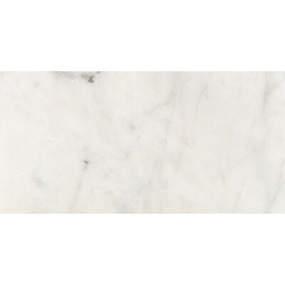 Fusion White Honed Marble Tile 12x24
