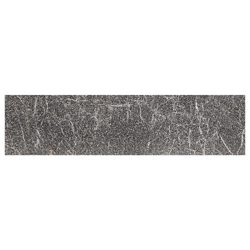 Iris Black Fine Textured Subway Marble Tiles 3×12