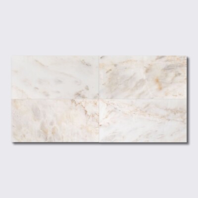 Calacatta Amber Classic Honed Marble Tiles 12×24