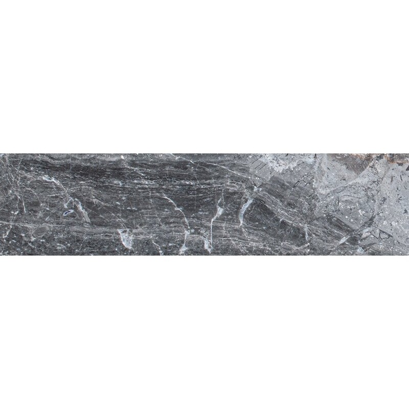 Haisa Black Honed Marble Tiles 3×12
