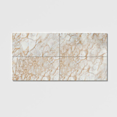 Calacatta Gold European Honed Marble Tiles 12×24