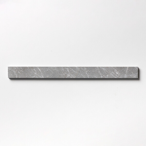 Iris Black Fine Textured Plank Marble Tiles 1 9/16×18