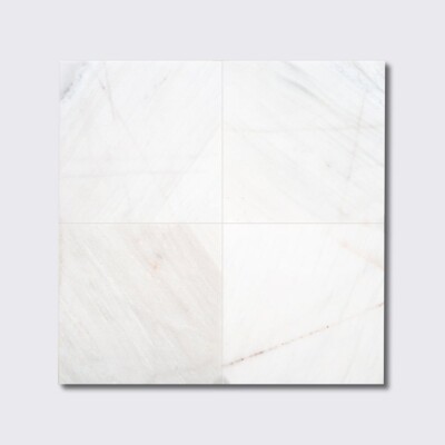 Fantasy White Honed Marble Tiles 18×18