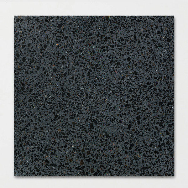 Black Honed Terrazzo Tiles 15 3/4×15 3/4