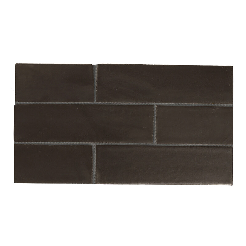Gray Ash Matte Glazed Terracotta Tiles 2 1/8×7 1/2