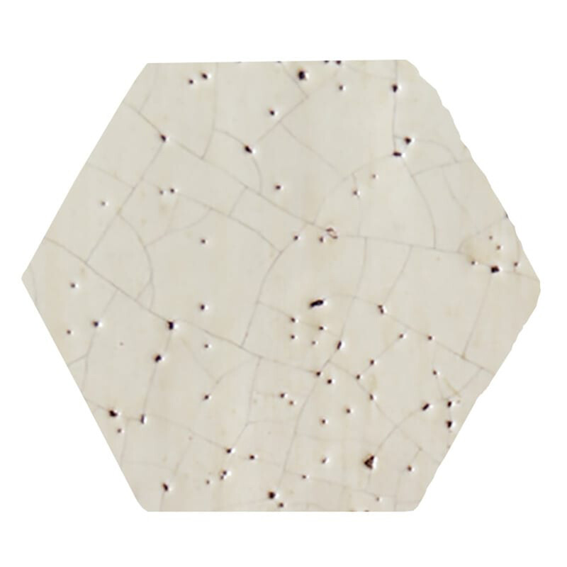 Latte Glazed Hexagon Terracotta Tiles 6×6