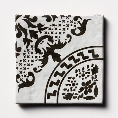 Antigua 2 Square 1/2 Glazed Terracotta Tiles 6×6