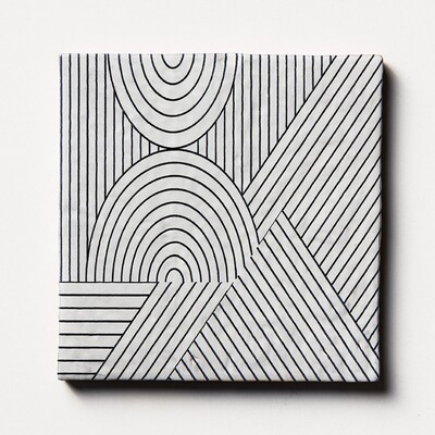 Zuni 4 Square 1/2 Glazed Terracotta Tiles 6×6