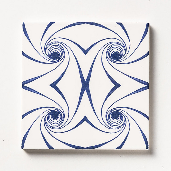 Blue Glossy Ceramic Tiles 6×6