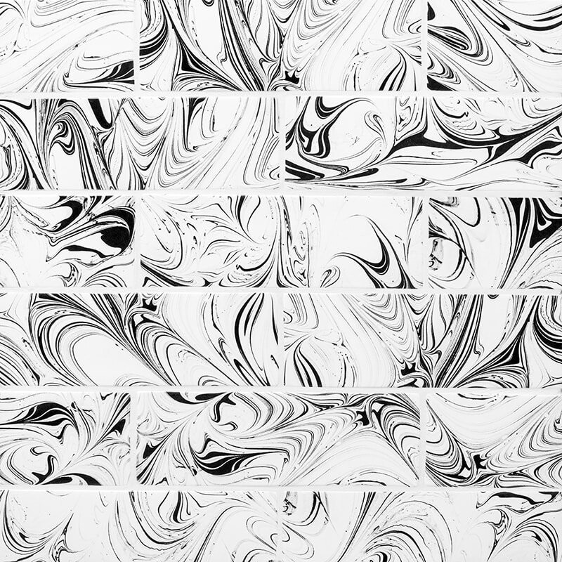 Haku Glossy Subway Ceramic Tiles 3×9