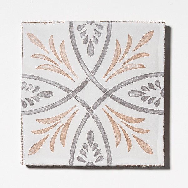 Willow Whirl Matte Glazed Terracotta Tiles 6×6