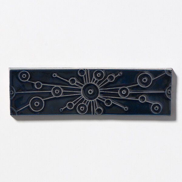 Atlantic Glossy Stellar Glazed Terracotta Accent Tiles 2 1/4×7 7/8