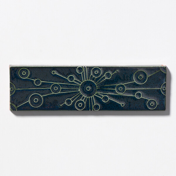 Juniper Glossy Stellar Glazed Terracotta Accent Tiles 2 1/4×7 7/8