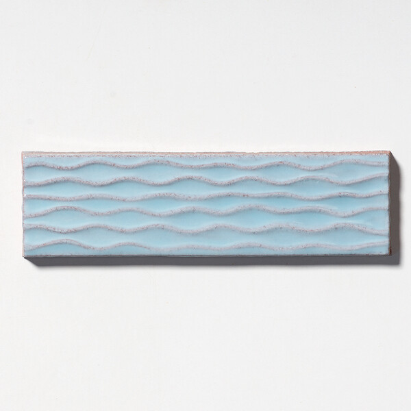 Brooklyn Glossy Rivulet Terracotta Accent Tiles 2 1/4×7 7/8
