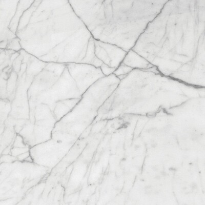 Italian Carrara Polished Marble Tile 18x18