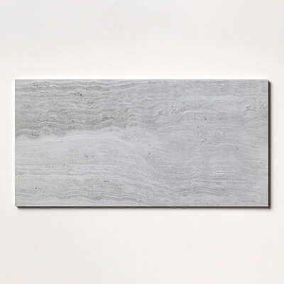 Athens Grey Light Honed Marble Tile 12x24