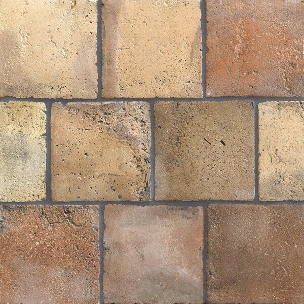 Regenerado Natural Square Terracotta Tiles 6×6
