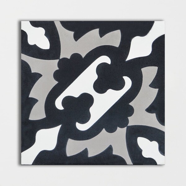 Azulejos de cemento pulido con adornos hechos a mano de 8×8