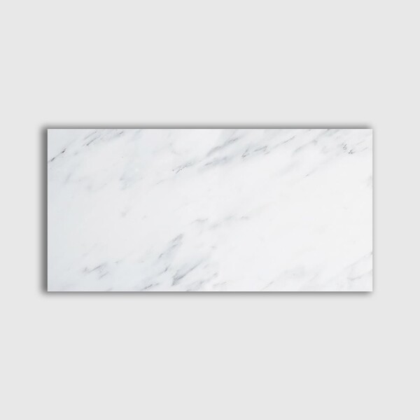 Bella White Honed  Marble Tiles 12×24