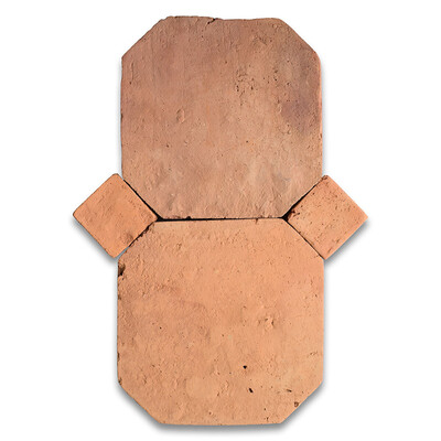 Cotto Med Natural Octagon Terracotta Tile 8x8