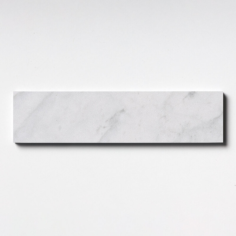 Carrara T Honed Subway Marble Tiles 3×12