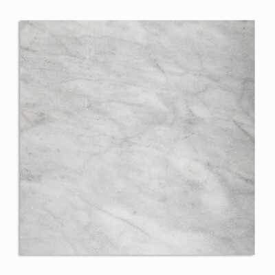 Fanstasy White Tumbled Marble Pavers 16x16