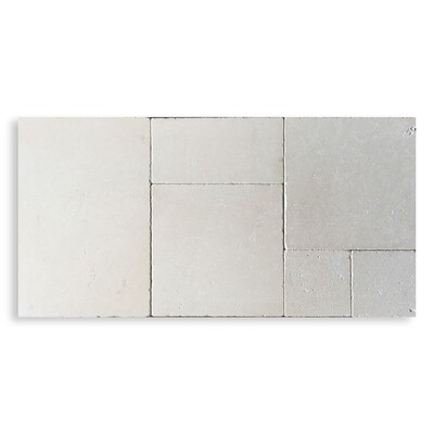 Paris Tumbled French Pattern Limestone Pavers Various