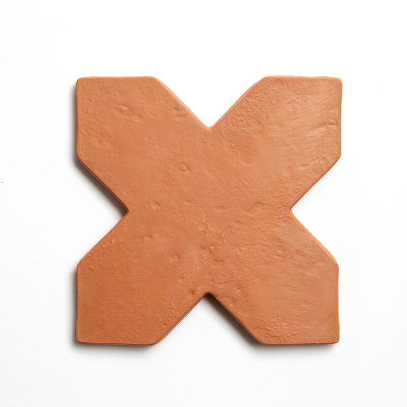 Azulejos de terracota Sunrise Natural Cross de 8×8