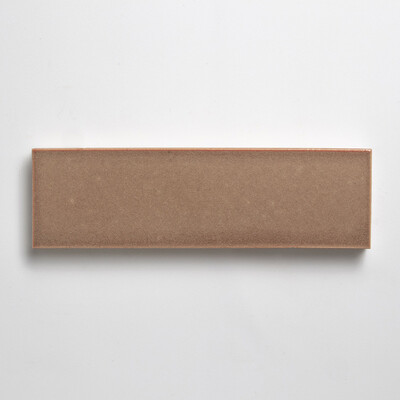 Salmon Leather Subway Thin Brick Tiles 2 1/4×7 9/16