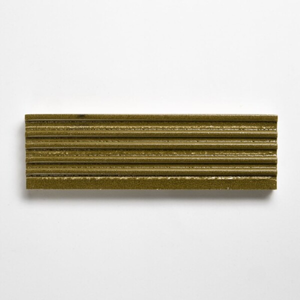 Grove Leather Fluted Glazed Terracotta Tiles 2 1/4×7 9/16