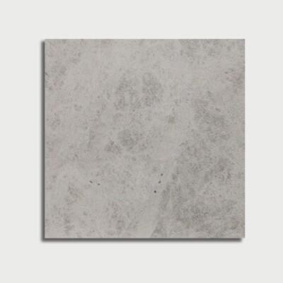 Tundra Grey Leather  Marble Pavers 24×24