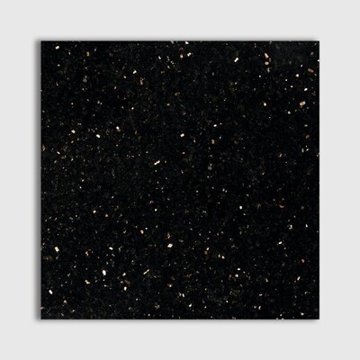Black Galaxy Polished Granite Tile 18x18