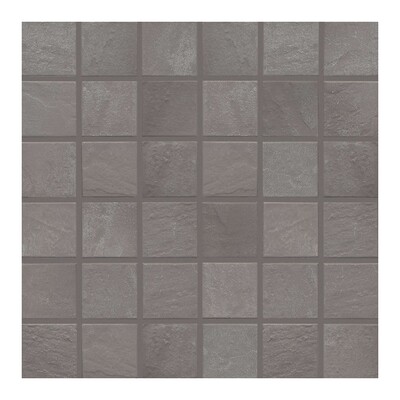 Medium Gray Unglazed 2x2 Porcelain Mosaic 18 1/2x18 1/2
