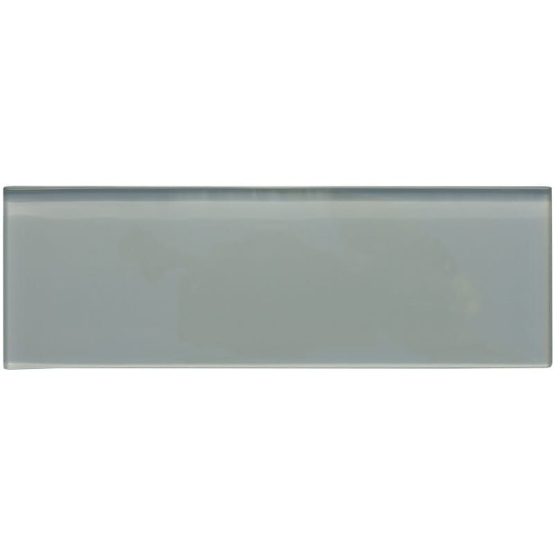 Fog Glossy Subway Glass Tiles 3×9