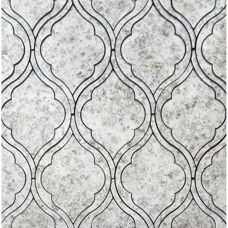 Classic Mirror Glossy Helena Glass Mosaics 11 13/16×19 15/32