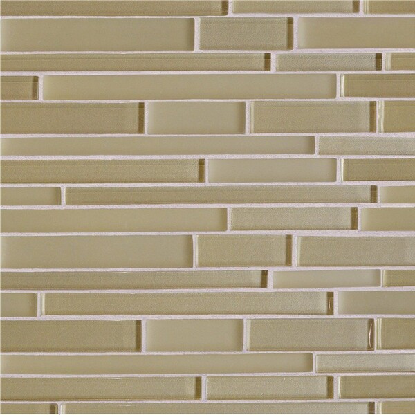 Cedro Gloss/matte Interlocking Slides Glass Mosaics 12×12