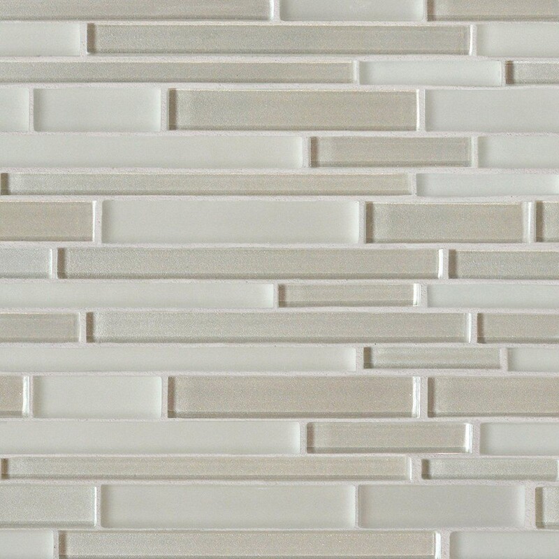 Brina Gloss/matte Interlocking Slides Glass Mosaics 12×12