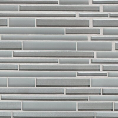 Sterlina Gloss/matte Interlocking Slides Glass Mosaics 12×12