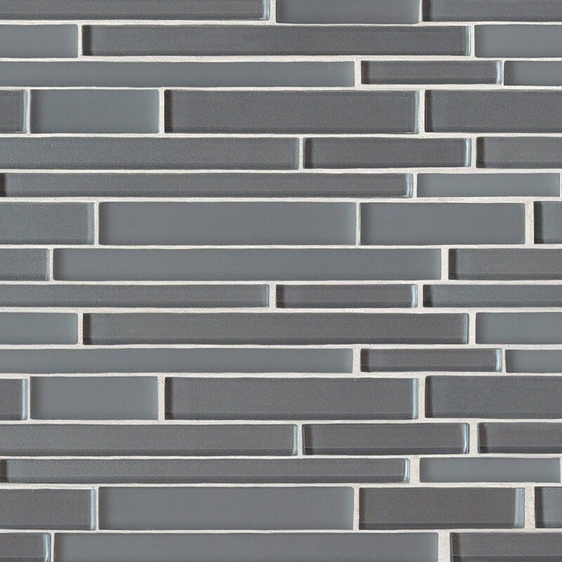 Nichel Gloss/matte Interlocking Slides Glass Mosaics 12×12