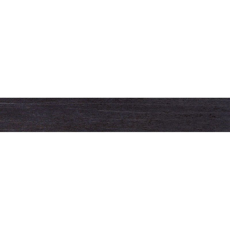 Carbon Matte Bullnose Fabric Look Porcelain Base 3 1/2×24