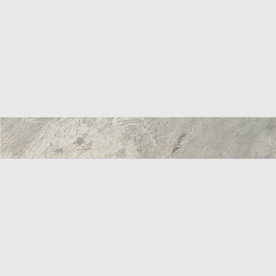 Carrara Blu Semi Gloss Bullnose Bt Molduras de Porcelana 4x24