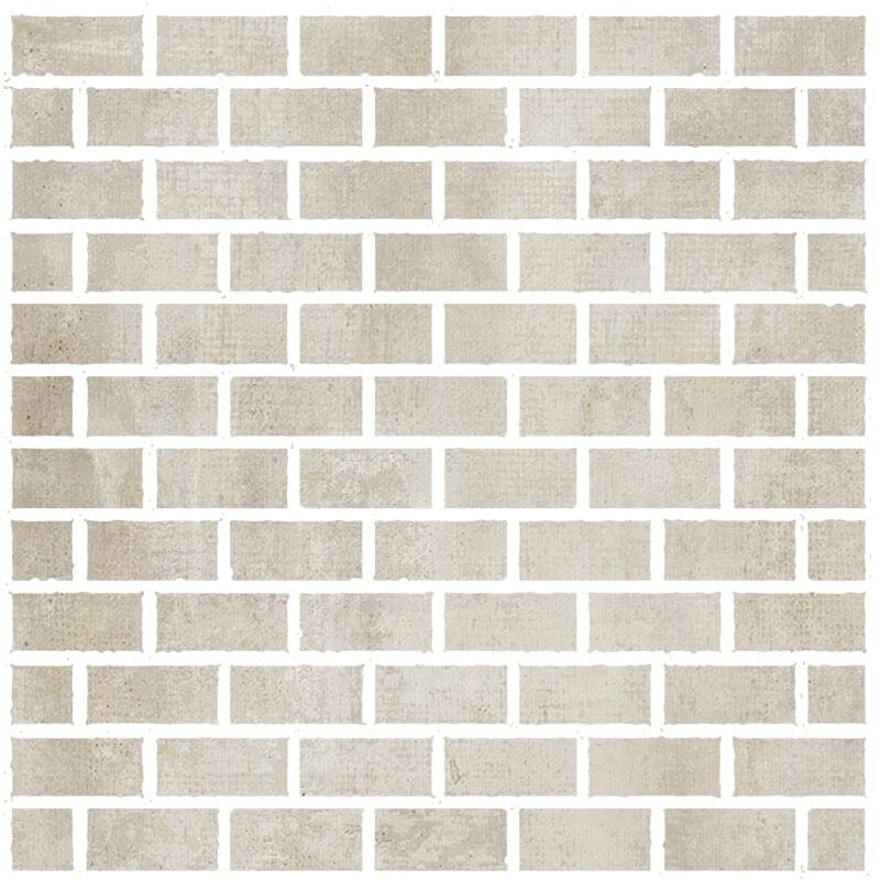 Runway Ash Honed 1×2 Concrete Look Porcelain Mosaics 12×12